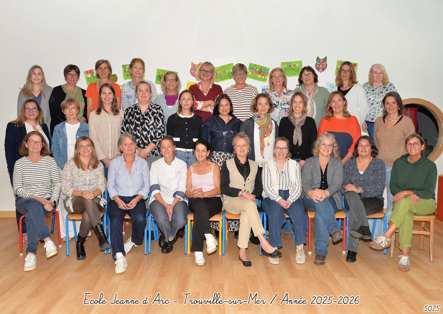 Equipe éducative de l'école maternelle et primaire Jeanne d'Arc à Trouville (2020/2021)